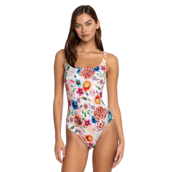 Johnny Was Other - Johnny Was / Mirror Palace Tank One Piece / Boho Floral Swimsuit